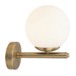 Lampada da Parete / Applique "Bruco" – 1 Luce Oro Satinato