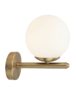 Lampada da Parete / Applique "Bruco" – 1 Luce Oro Satinato
