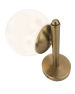 Lampada da Parete / Applique "Bruco" – 1 Luce Oro Satinato - immagine 4