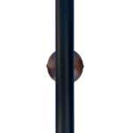 Lampada da Parete / Applique Biemissione "Aura" – Nero / Oro Satinato